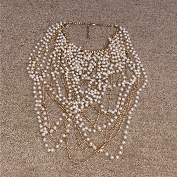 bebe Jewelry - Body chain like pearl necklace